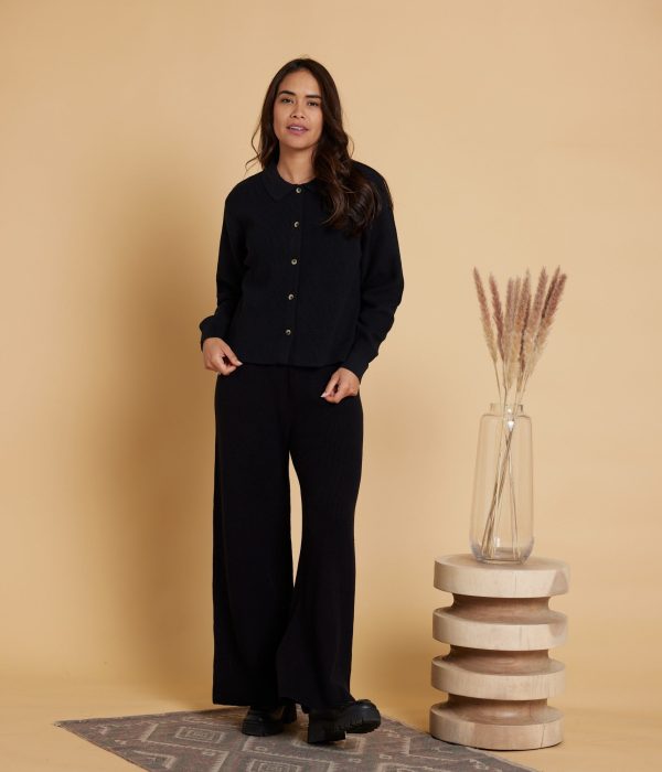 Helena Sweater Pant - Black Online