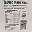 Organic Whole Tahini - 4lt Pail Online now