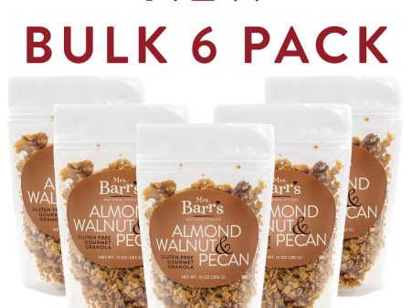 Bulk Almond Walnut & Pecan Granola  (6 Bags 60oz) on Sale