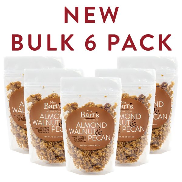 Bulk Almond Walnut & Pecan Granola  (6 Bags 60oz) on Sale