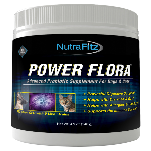 Power Flora - Probiotics for Dogs and Cats with 9 Live Strains For Cheap