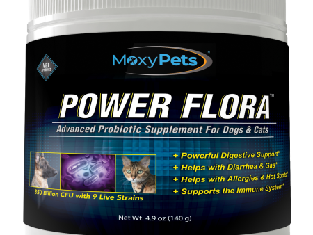 Power Flora - Probiotics for Dogs and Cats with 9 Live Strains For Cheap