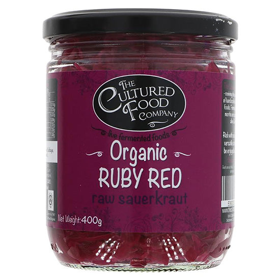 Sauerkraut Raw Fresh Ruby Red Organic on Sale