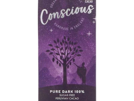 Pure Dark 100% Cacao Bar Organic Fashion