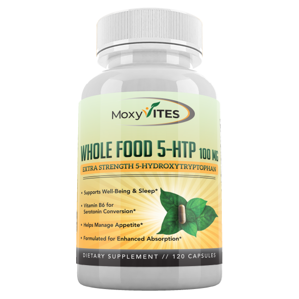 5HTP 100mg, B6  - Natural Serotonin Booster, Sleep Aid, Mood Support, Appetite Control Online Hot Sale