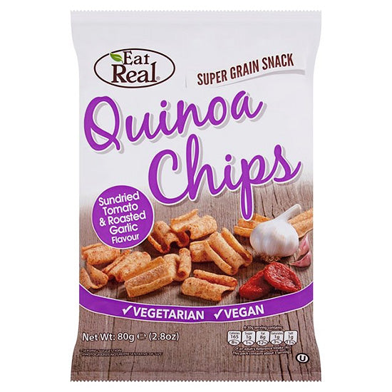 Sundried Tomato & Roast Garlic Quinoa Chips Hot on Sale