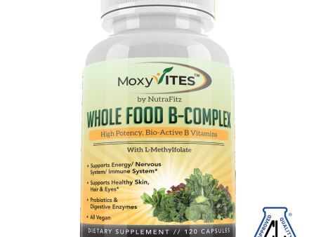 Vitamin B Complex, with Whole Food, for Stress, Energy, Immune Support For Cheap