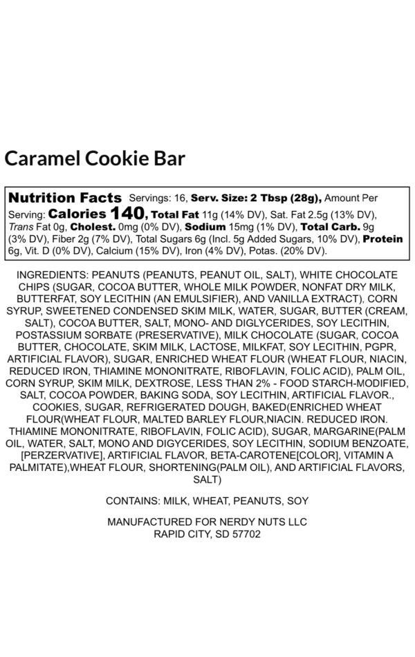 Caramel Cookie Bar Peanut Butter Treat Hot on Sale