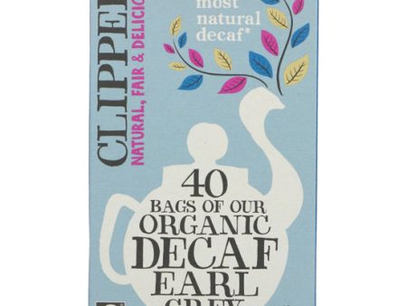 Earl Grey Decaffeinated Tea Bags Organic on Sale