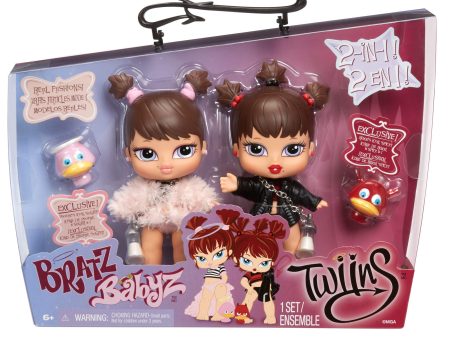 Bratz Babyz Twiins Phoebe and Roxxi 2-Pack Collectible Fashion Dolls For Cheap