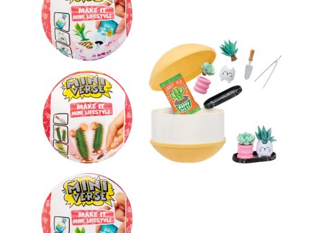 MGAs Miniverse Make It Mini Succulents Bundle 3 Pack Mini Collectibles Online now