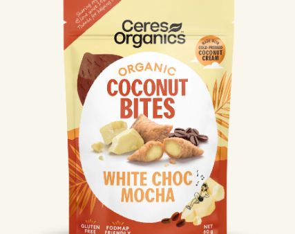 Organic Coconut Wafer Bites - White Chocolate Mocha For Sale