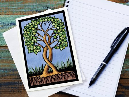 Greeting Card Together Forever Tree Sale