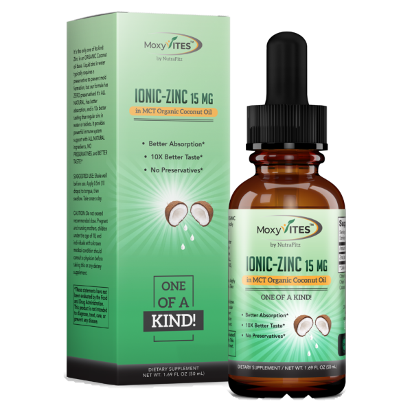 Organic Zinc for Adults and Kids, Liquid Drops in Coconut Oil For Discount