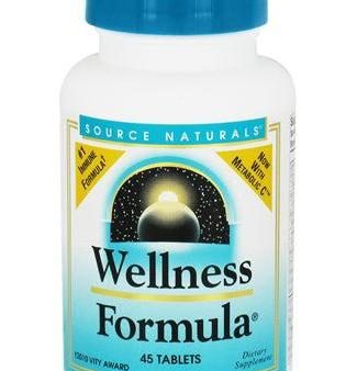 Source Naturals Wellness Formula, 45 tablet Cheap