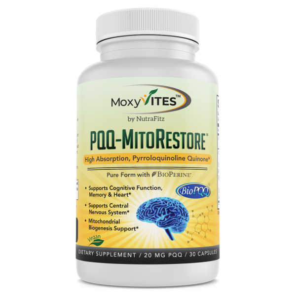 PQQ MITORESTORE Brain Supplements for Memory and Focus with BioPQQ Discount