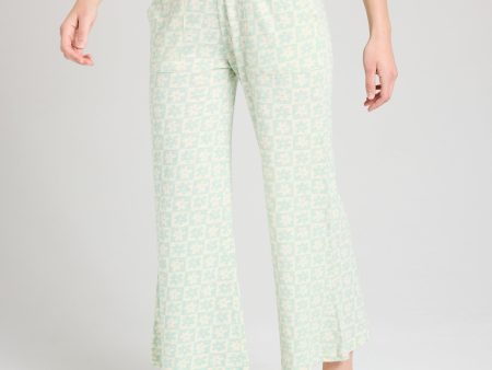 Cohen Pant - Mint Floral For Sale