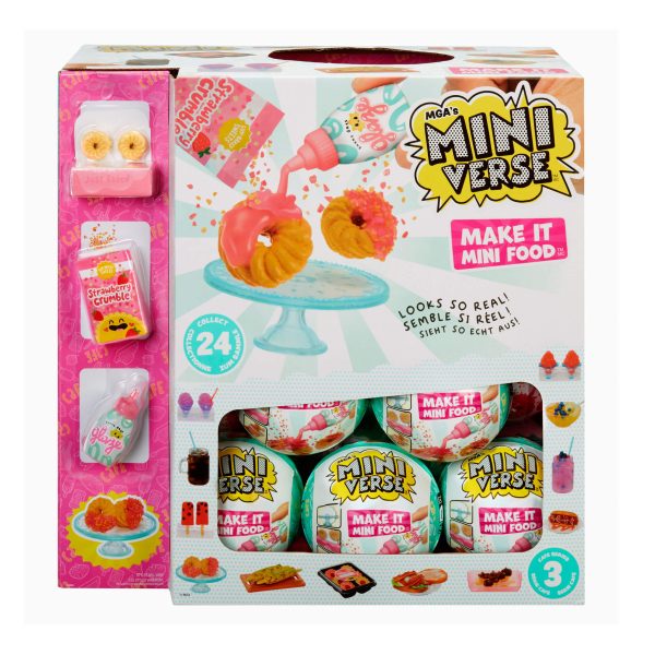 MGA s Miniverse Make It Mini Food Cafe Series 3 Mini Collectibles Complete Collection Hot on Sale