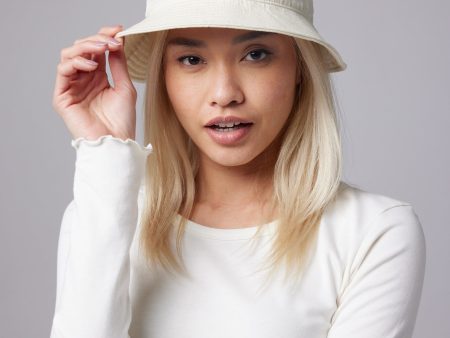 Bucket Hat - Stone on Sale