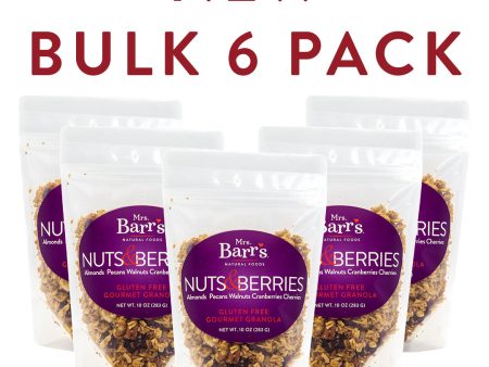 Bulk Nuts & Berries Granola (6 Bags 60oz) For Sale