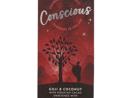 Goji & Coconut Raw Choc Bar organic on Sale