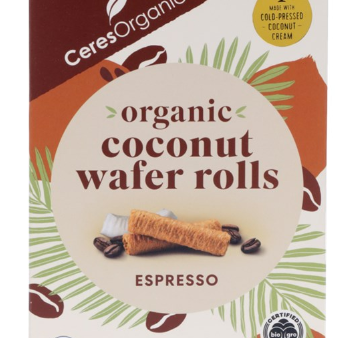 Organic Coconut Wafer Rolls- Espresso For Sale