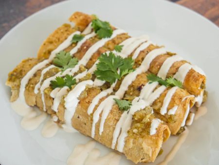 Enchiladas Verdes w  Sour Cream Sauce Sale