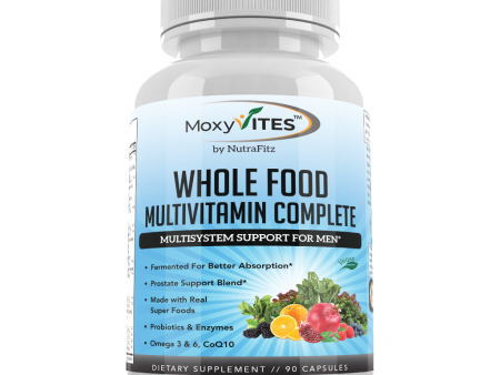 Mens Multivitamins - 44 Organic Whole Foods with Iron, Fermented For Cheap