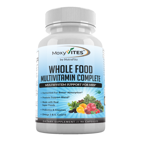 Mens Multivitamins - 44 Organic Whole Foods with Iron, Fermented For Cheap