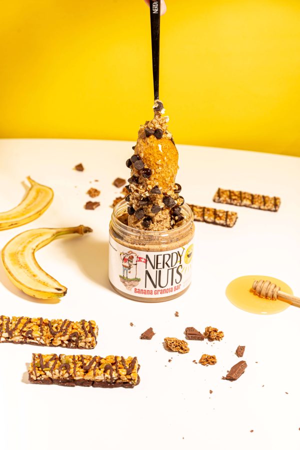 Banana Granola Bar Almond Butter Treat Fashion