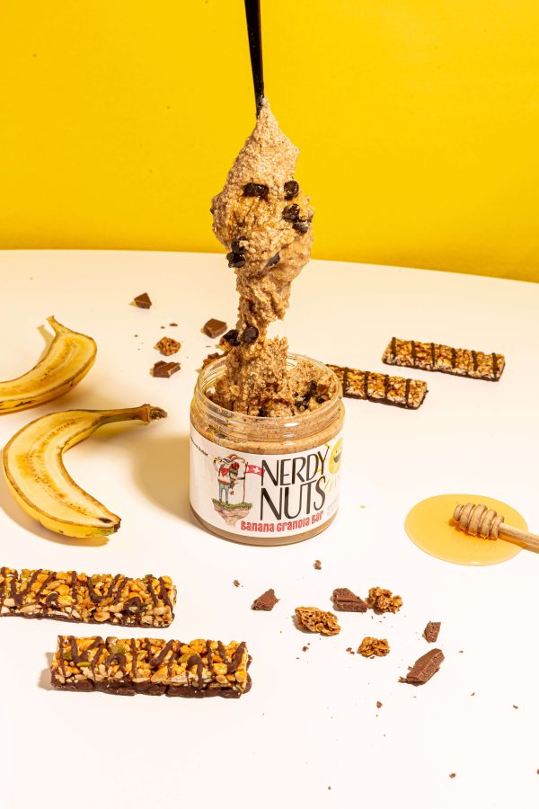 Banana Granola Bar Almond Butter Treat Fashion